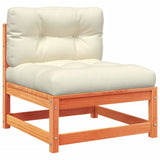 vidaXL 5-delige Loungeset met kussens massief grenenhout
