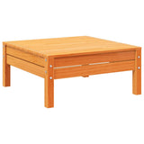 vidaXL 5-delige Loungeset met kussens massief grenenhout wasbruin