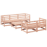 vidaXL 6-delige Loungeset massief grenenhout