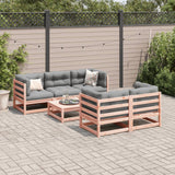 vidaXL 6-delige Loungeset massief grenenhout