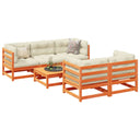 vidaXL 6-delige Loungeset massief grenenhout