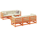 vidaXL 7-Piece Lounge Set Solid Pinewood
