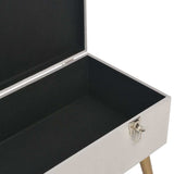 vidaXL Storage Bench 80 cm Velvet Green