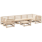 vidaXL 8-delige Loungeset massief grenenhout