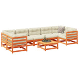 vidaXL 8-delige Loungeset massief grenenhout
