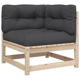 vidaXL 8-delige Loungeset massief grenenhout