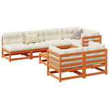 vidaXL 8-delige Loungeset massief grenenhout