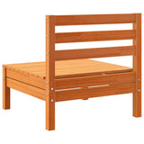 vidaXL 8-delige Loungeset met kussens massief grenenhout wasbruin