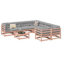 vidaXL 9-delige Loungeset massief grenenhout