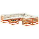 vidaXL 9-delige Loungeset massief grenenhout