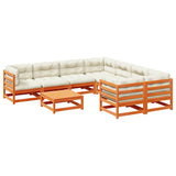 vidaXL 9-delige Loungeset massief grenenhout