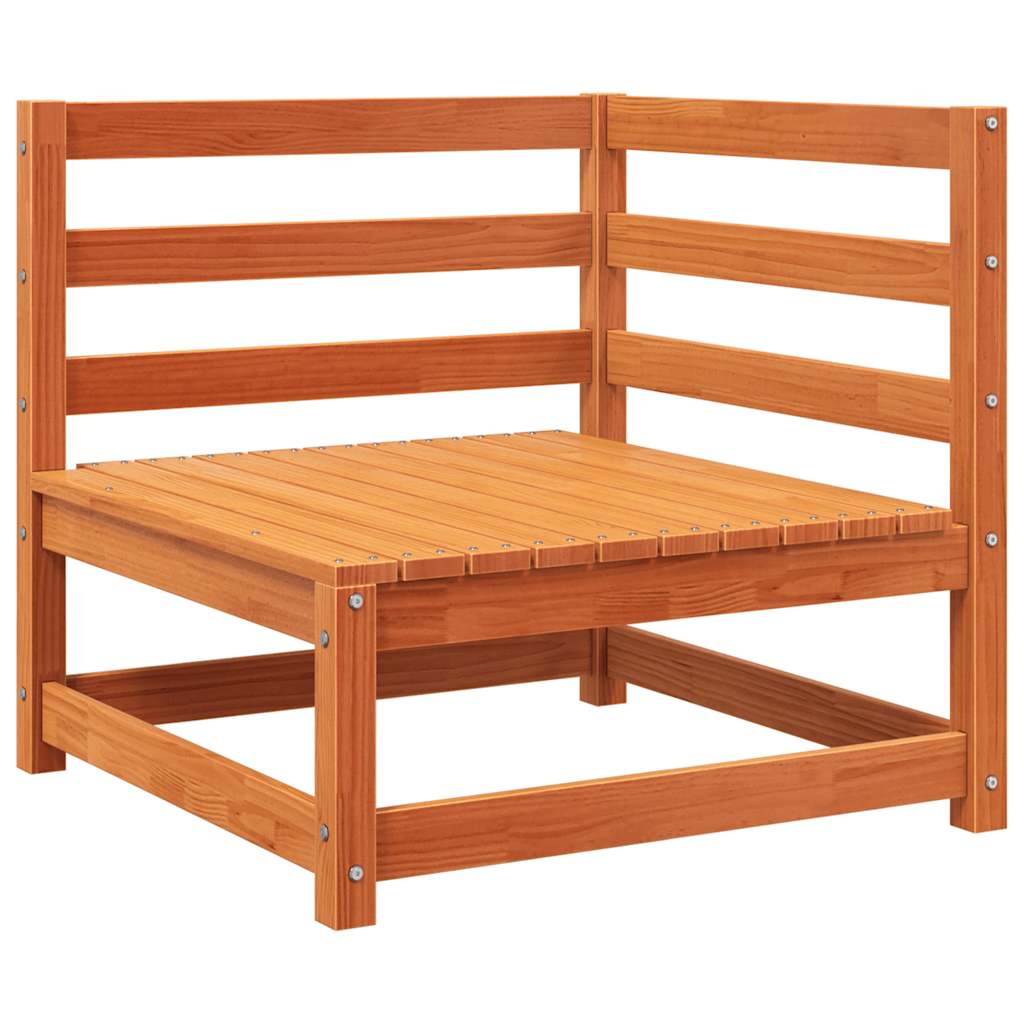 vidaXL 4-Piece Solid Pine Wood Lounge Set