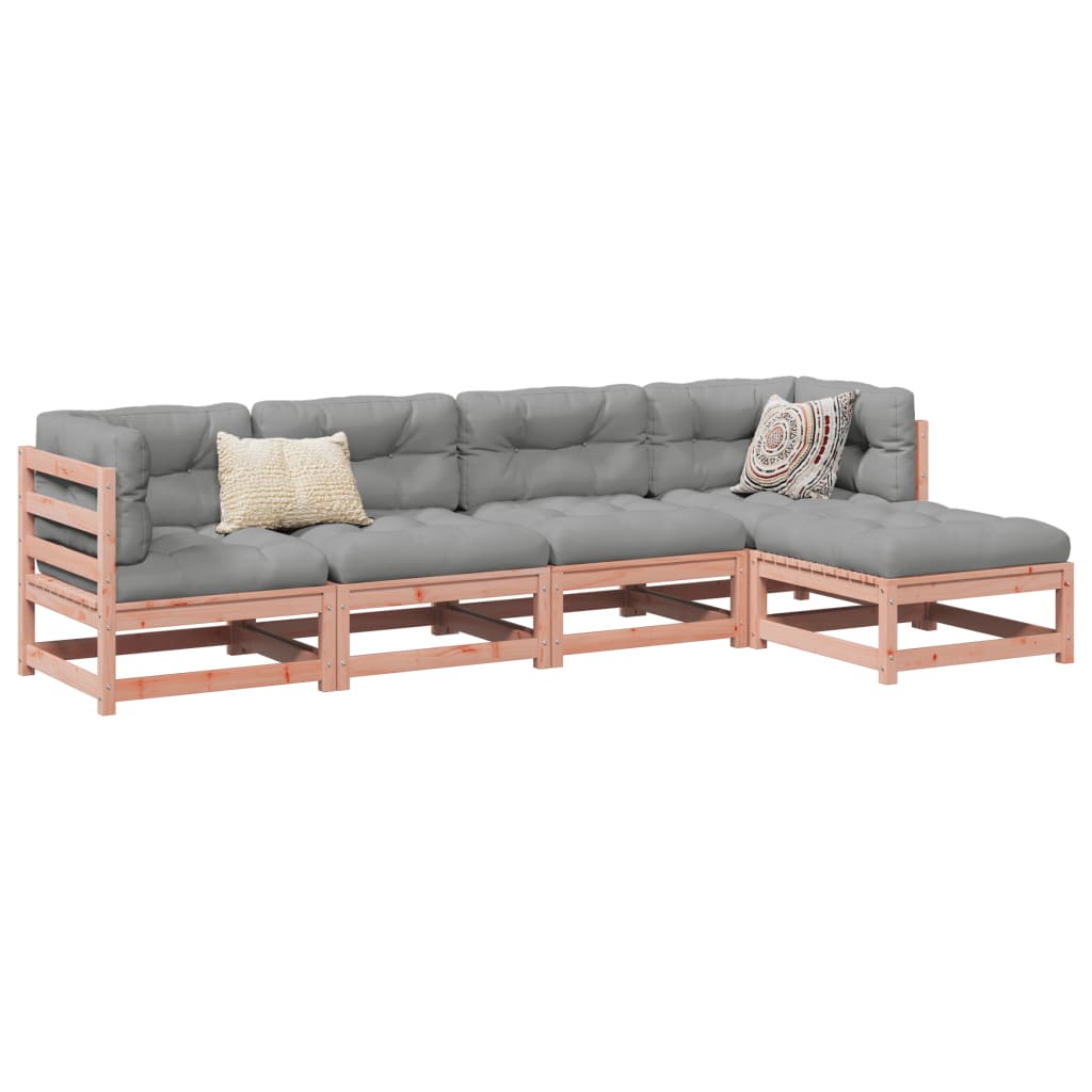 vidaXL 5-Piece Lounge Set Solid Pine Wood