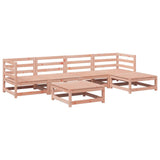 vidaXL 6-delige Loungeset massief grenenhout