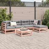 vidaXL 6-delige Loungeset massief grenenhout