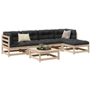 vidaXL 6-delige Loungeset massief grenenhout
