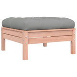 vidaXL 6-delige Loungeset met kussens massief grenenhout wasbruin
