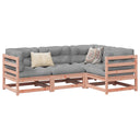 vidaXL 4-delige Loungeset massief grenenhout