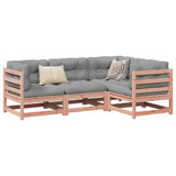 vidaXL 4-delige Loungeset massief grenenhout
