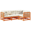 vidaXL 4-delige Loungeset massief grenenhout