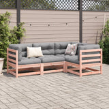 vidaXL 4-delige Loungeset massief grenenhout