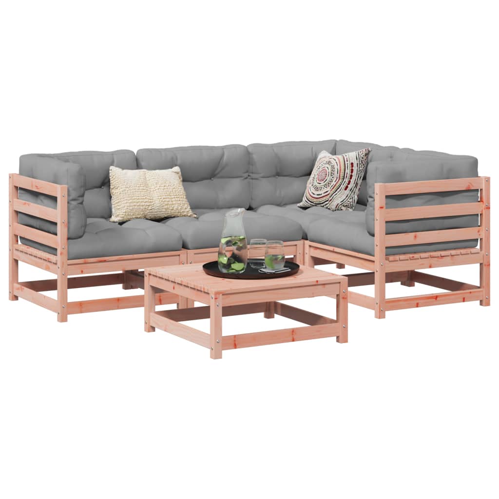 vidaXL 5-Piece Lounge Set Solid Pine Wood