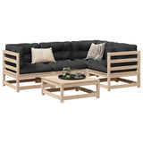 vidaXL 5-Piece Lounge Set Solid Pine Wood