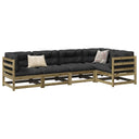vidaXL 5-piece Lounge Set Solid Pine Wood
