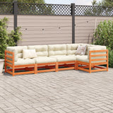 vidaXL 5-piece Lounge Set Solid Pine Wood