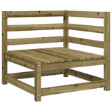 vidaXL 6-delige Loungeset massief grenenhout