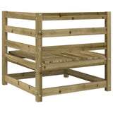 vidaXL 6-delige Loungeset massief grenenhout
