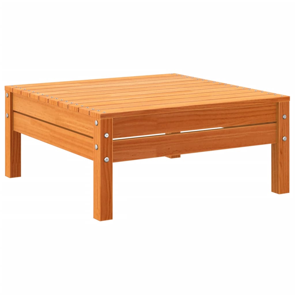 vidaXL 6-delige Loungeset met kussens massief grenenhout wasbruin