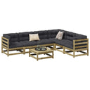 vidaXL 7-Piece Lounge Set Solid Pine Wood