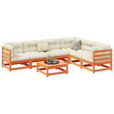 vidaXL 7-Piece Lounge Set Solid Pine Wood