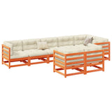 vidaXL 8-delige Loungeset massief grenenhout