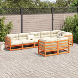 vidaXL 8-delige Loungeset massief grenenhout