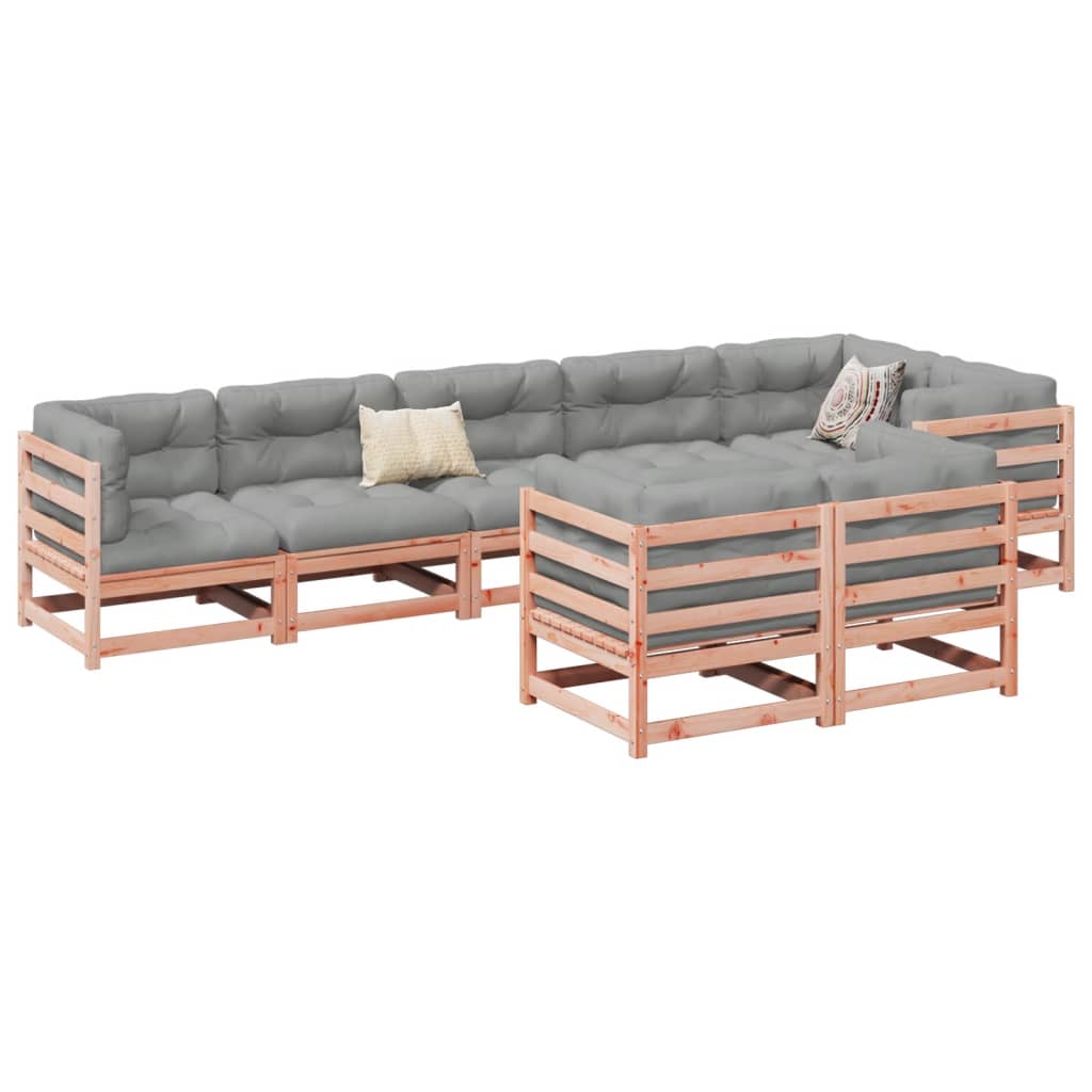 vidaXL 8-delige Loungeset massief grenenhout