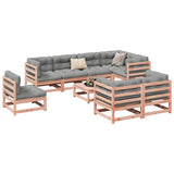 vidaXL 9-delige Loungeset massief grenenhout