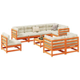 vidaXL 9-delige Loungeset massief grenenhout