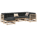 vidaXL 6-delige Loungeset massief grenenhout