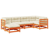 vidaXL 6-delige Loungeset massief grenenhout