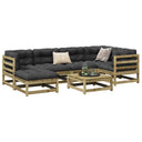 vidaXL 7-delige Loungeset massief grenenhout