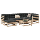 vidaXL 7-delige Loungeset massief grenenhout