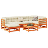 vidaXL 7-delige Loungeset massief grenenhout