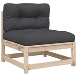 vidaXL 7-Piece Lounge Set Solid Pine Wood