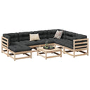 vidaXL 8-delige Loungeset massief grenenhout