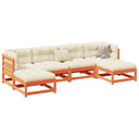vidaXL 6-delige Loungeset massief grenenhout