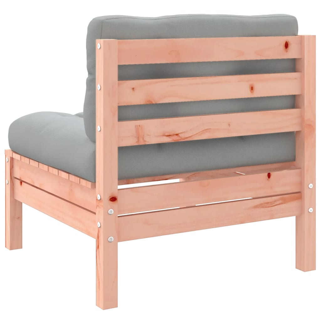 vidaXL 6-delige Loungeset met kussens massief grenenhout wasbruin