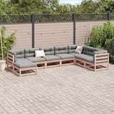vidaXL 8-Piece Lounge Set Solid Pine Wood