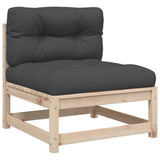 vidaXL 9-piece Outdoor Lounge Set Solid Pine Wood